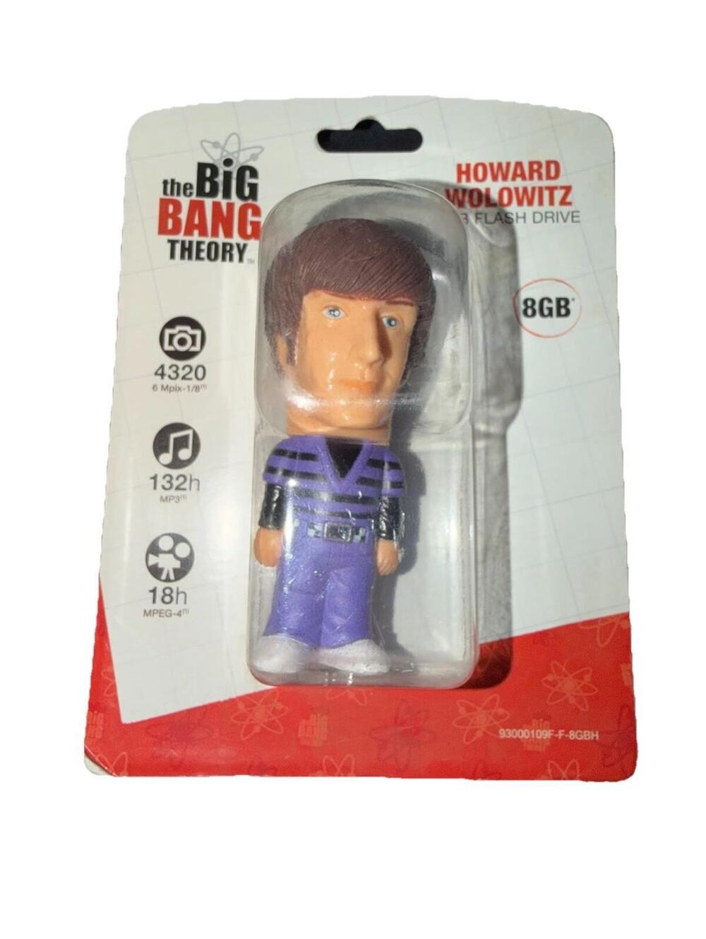 Funko Tyme Machines Big Bang Theory Howard Wolowitz 8GB USB Flash Drive BBH08